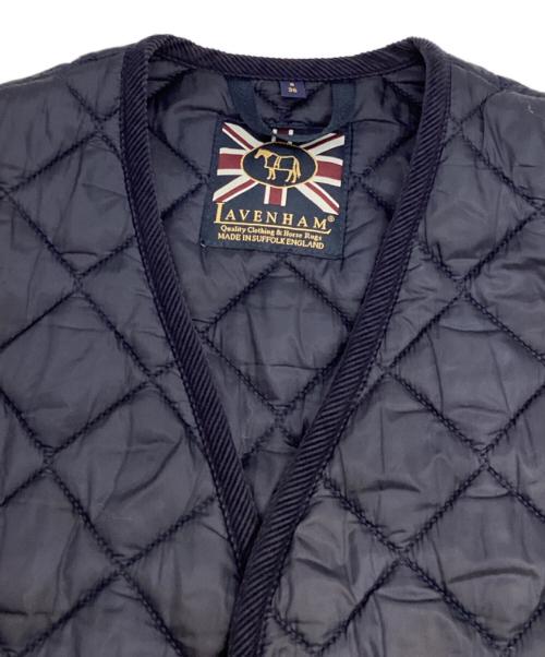 LAVENHAM（ラベンハム）LAVENHAM (ラベンハム) キルティングベスト　LVH-18-BP ネイビー サイズ:Sの古着・服飾アイテム
