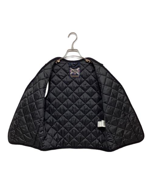 LAVENHAM（ラベンハム）LAVENHAM (ラベンハム) キルティングベスト　LVH-18-BP ブラック サイズ:Sの古着・服飾アイテム