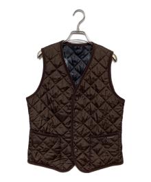 LAVENHAM×PS Paul Smith（ラベンハム×ＰＳポールスミス）の古着「裏地総柄 キルティングベスト　PP-61*-40157」｜ブラウン