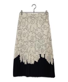 marimekko（マリメッコ）の古着「クラシックプリーツスカート」｜ベージュ