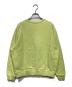 Acne studios (アクネ ストゥディオズ) 裏起毛 ロゴ クルーネック トレーナー 黄緑 サイズ:XXS：15000円