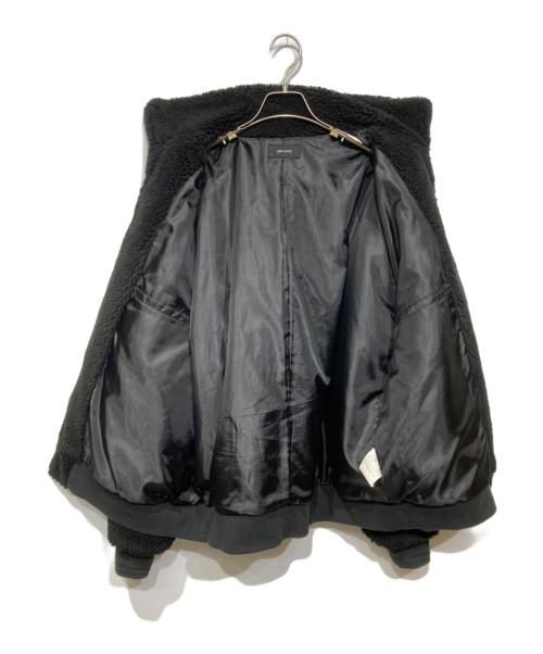DELUXE（デラックス）DELUXE (デラックス) ボアブルゾン ブラック サイズ:Mの古着・服飾アイテム