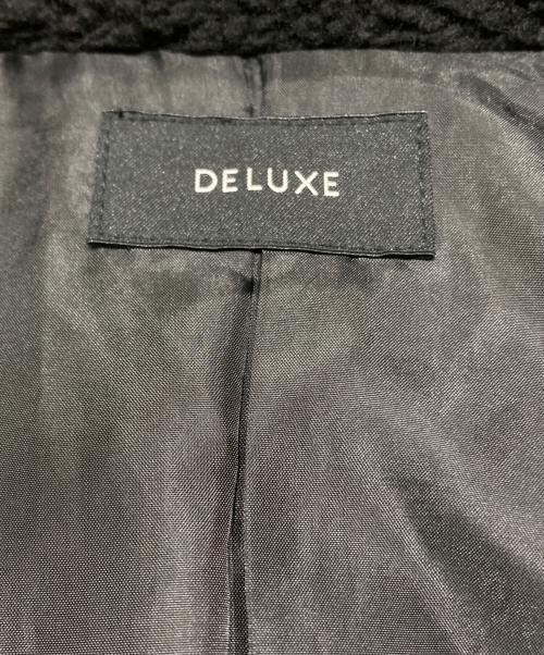 DELUXE（デラックス）DELUXE (デラックス) ボアブルゾン ブラック サイズ:Mの古着・服飾アイテム