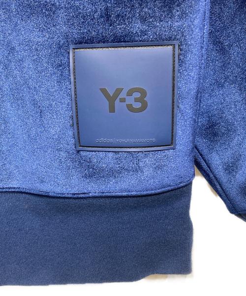 Y-3（ワイスリー）Y-3 (ワイスリー) U SQUARE VELVET SPACER FULL-ZIP HOODIE（ユー スクエア ベルベット スペーサー フルジップ フーディー） ネイビー サイズ: Sの古着・服飾アイテム