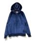 Y-3（ワイスリー）の古着「U SQUARE VELVET SPACER FULL-ZIP HOODIE（ユー スクエア ベルベット スペーサー フルジップ フーディー）」｜ネイビー