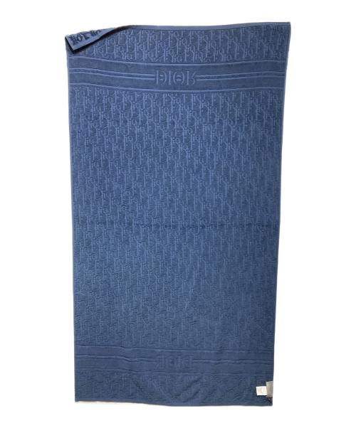 Dior（ディオール）DIOR (ディオール) テリーコットン ビーチタオル ネイビー 未使用品の古着・服飾アイテム