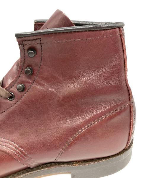 RED WING（レッドウィング）RED WING (レッドウィング) ベックマン フラットボックス ワークブーツ ブラックチェリー サイズ:26.5の古着・服飾アイテム