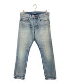 Saint Laurent Parisサンローランパリ）の古着「ダメージ加工デニムパンツ」｜インディゴ