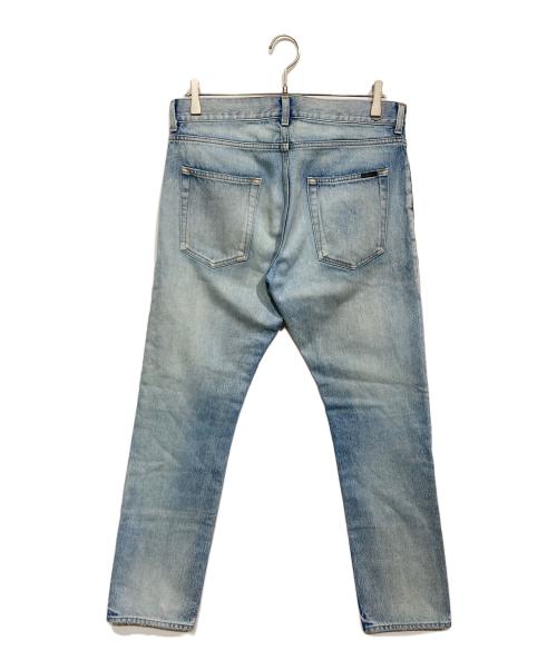 Saint Laurent Paris（サンローランパリ）Saint Laurent Paris (サンローランパリ) ダメージ加工デニムパンツ インディゴ サイズ:30の古着・服飾アイテム