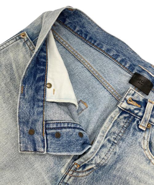 Saint Laurent Paris（サンローランパリ）Saint Laurent Paris (サンローランパリ) ダメージ加工デニムパンツ インディゴ サイズ:30の古着・服飾アイテム
