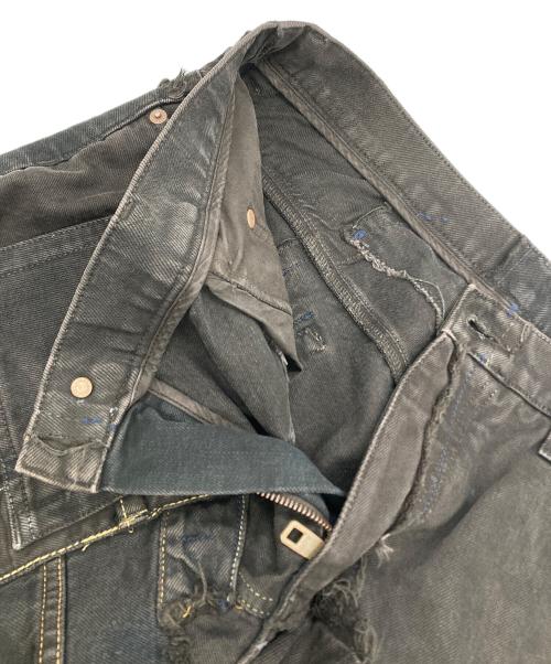 DOLCE & GABBANA（ドルチェ＆ガッバーナ）DOLCE & GABBANA (ドルチェ＆ガッバーナ) パッチワーク再構築デニムパンツ ブラック サイズ:48の古着・服飾アイテム