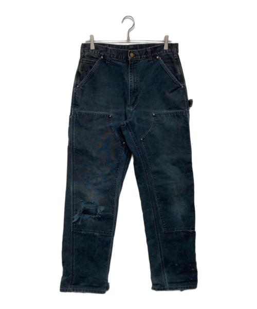 CarHartt（カーハート）CarHartt (カーハート) ダブルニーペインターパンツ B01 BLK グレー サイズ:W32×L34の古着・服飾アイテム