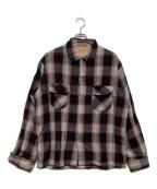TOWN CRAFTタウンクラフト）の古着「チェックシャツ」｜レッド×ブラック