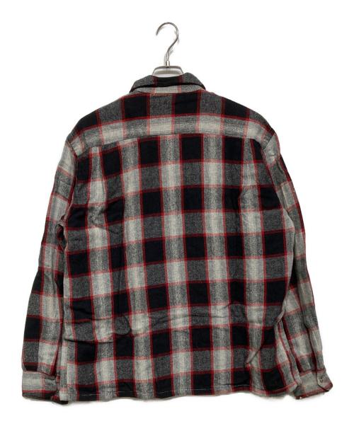 TOWN CRAFT（タウンクラフト）TOWN CRAFT (タウンクラフト) チェックシャツ レッド×ブラック サイズ:Lの古着・服飾アイテム