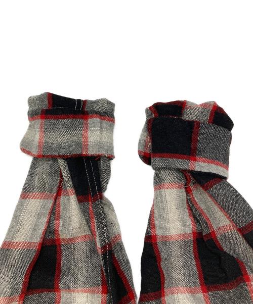 TOWN CRAFT（タウンクラフト）TOWN CRAFT (タウンクラフト) チェックシャツ レッド×ブラック サイズ:Lの古着・服飾アイテム