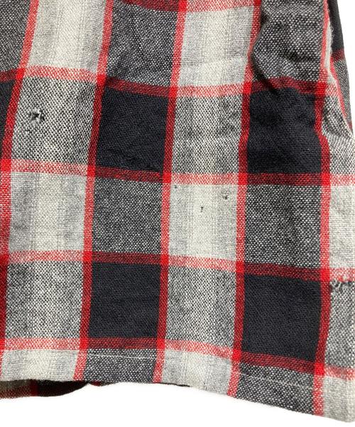 TOWN CRAFT（タウンクラフト）TOWN CRAFT (タウンクラフト) チェックシャツ レッド×ブラック サイズ:Lの古着・服飾アイテム