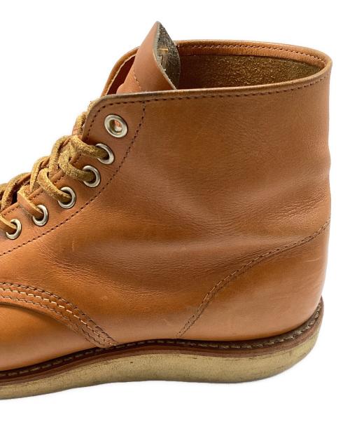 RED WING（レッドウィング）RED WING (レッドウィング) プレーントゥブーツ ブラウン サイズ:7 1/2の古着・服飾アイテム
