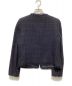 ANAYI (アナイ) ツイードノーカラージャケット ネイビー サイズ:38：7000円