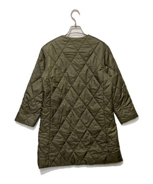 J.PRESS（ジェイプレス）J.PRESS (ジェイプレス) 高密度タフタ キルティング ロング コート オリーブ サイズ:P5の古着・服飾アイテム