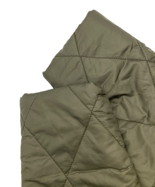 J.PRESS（ジェイプレス）J.PRESS (ジェイプレス) 高密度タフタ キルティング ロング コート オリーブ サイズ:P5の古着・服飾アイテム