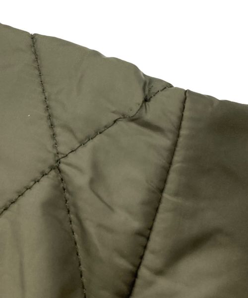 J.PRESS（ジェイプレス）J.PRESS (ジェイプレス) 高密度タフタ キルティング ロング コート オリーブ サイズ:P5の古着・服飾アイテム