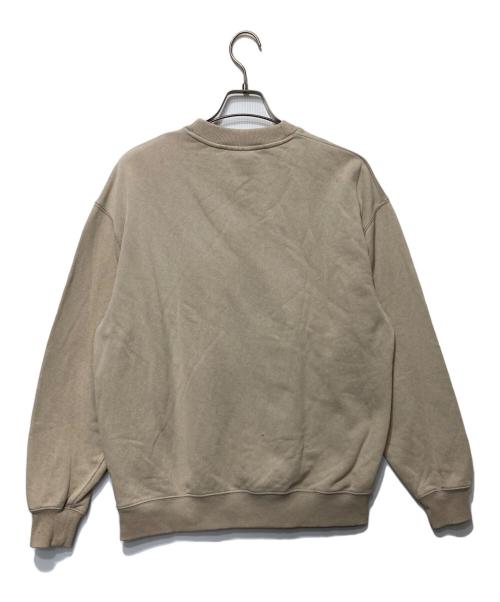 KITH（キス）KITH (キス) ロゴ刺繍スウェット ベージュ サイズ:Mの古着・服飾アイテム