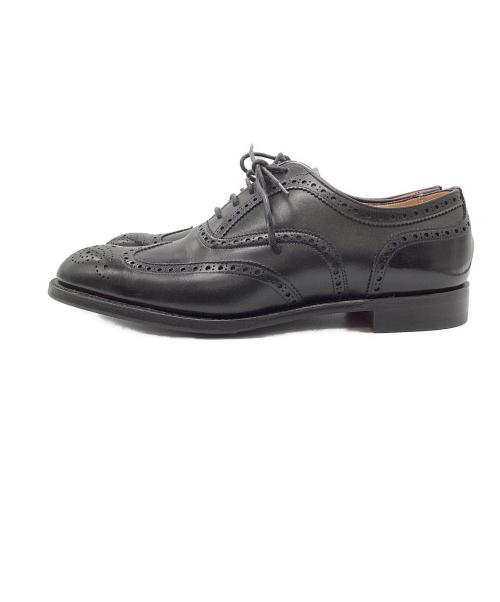 CHEANEY（チーニー）CHEANEY (チーニー) ARTHUR Ⅲ CALF ウィングチップシューズ ブラック サイズ:7 1/2の古着・服飾アイテム
