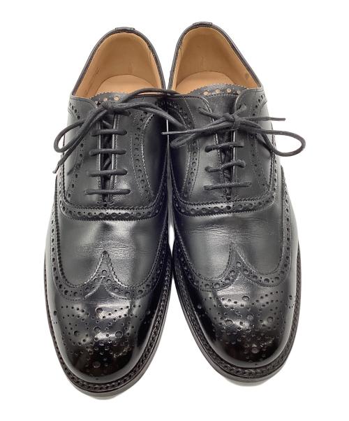 CHEANEY（チーニー）CHEANEY (チーニー) ARTHUR Ⅲ CALF ウィングチップシューズ ブラック サイズ:7 1/2の古着・服飾アイテム