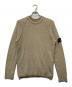 STONE ISLAND（ストーンアイランド）の古着「Teddy crewneck sweater クルーネックラグランニット」｜ベージュ
