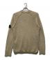 STONE ISLAND (ストーンアイランド) Teddy crewneck sweater クルーネックラグランニット ベージュ サイズ:M：18000円