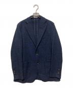 SUIT SELECTスーツセレクト）の古着「ウールブレンド2釦シングルジャケット」｜ネイビー