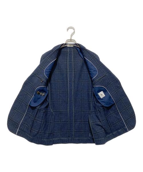 SUIT SELECT（スーツセレクト）SUIT SELECT (スーツセレクト) ウールブレンド2釦シングルジャケット ネイビー サイズ:A5の古着・服飾アイテム