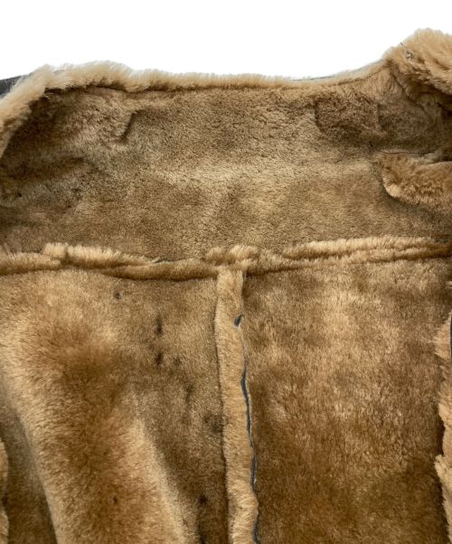 blackmeans（ブラックミーンズ）blackmeans (ブラックミーンズ) ムートンジャケット ブラック サイズ:Ｍの古着・服飾アイテム