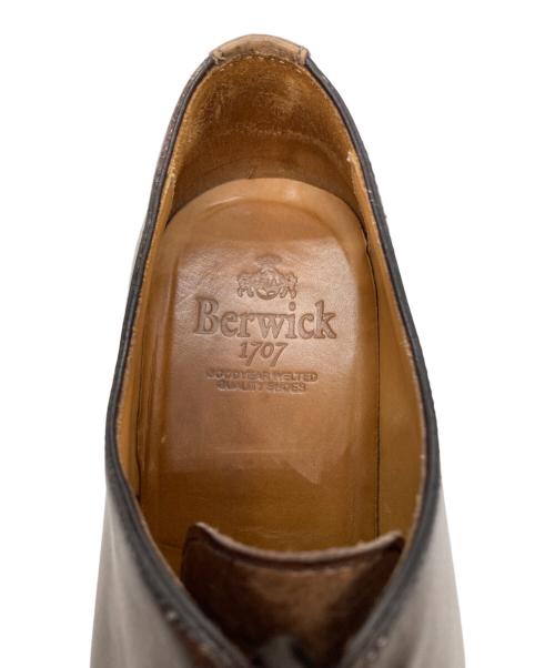 berwick（バーウィック）berwick (バーウィック) ホールカット レザーシューズ バーガンディー サイズ:7 1/2の古着・服飾アイテム