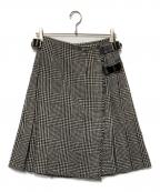 O'NEIL OF DUBLINオニールオブダブリン）の古着「ラップスカート」｜グレー