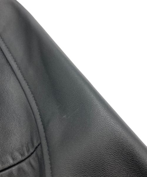 RATTLE TRAP（ラトルトラップ）RATTLE TRAP (ラトルトラップ) レザーシングルライダースジャケット ブラック サイズ:Sの古着・服飾アイテム