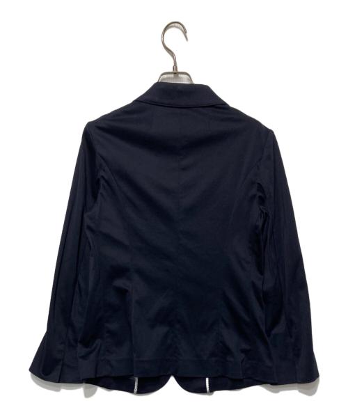 J.PRESS（ジェイプレス）J.PRESS (ジェイプレス) ハイゲージオックスニット スカートセットアップ ネイビー サイズ:JKT:9 SK:11の古着・服飾アイテム