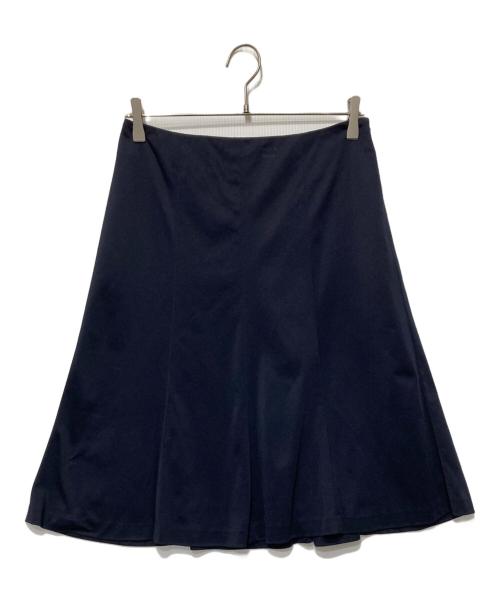 J.PRESS（ジェイプレス）J.PRESS (ジェイプレス) ハイゲージオックスニット スカートセットアップ ネイビー サイズ:JKT:9 SK:11の古着・服飾アイテム