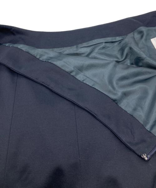 J.PRESS（ジェイプレス）J.PRESS (ジェイプレス) ハイゲージオックスニット スカートセットアップ ネイビー サイズ:JKT:9 SK:11の古着・服飾アイテム
