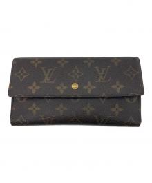 LOUIS VUITTON（ルイ ヴィトン）の古着「ポルトフォイユ・インターナショナル 長財布」｜ブラウン