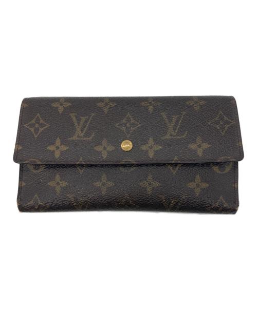 LOUIS VUITTON（ルイ ヴィトン）LOUIS VUITTON (ルイ ヴィトン) ポルトフォイユ・インターナショナル 長財布 ブラウンの古着・服飾アイテム