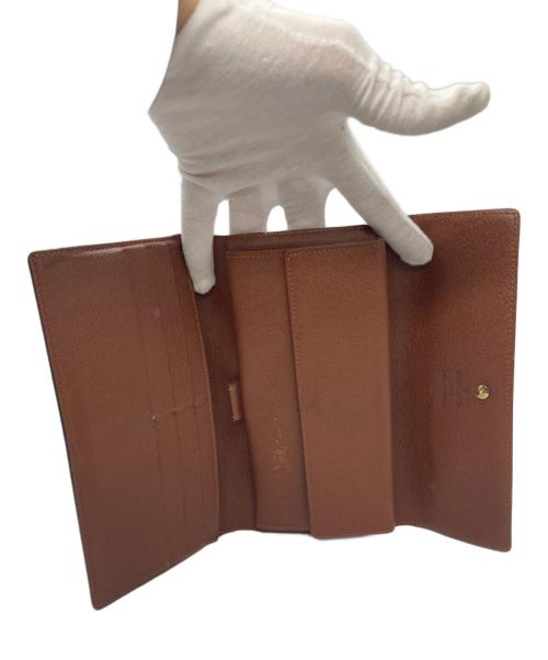 LOUIS VUITTON（ルイ ヴィトン）LOUIS VUITTON (ルイ ヴィトン) ポルトフォイユ・インターナショナル 長財布 ブラウンの古着・服飾アイテム