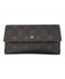 LOUIS VUITTON（ルイ ヴィトン）の古着「ポルトフォイユ・インターナショナル 長財布」｜ブラウン