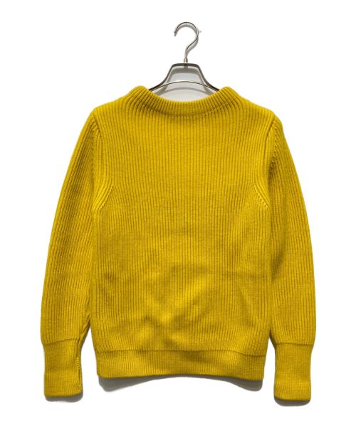 ANDERSEN-ANDERSEN（アンデルセン アンデルセン）ANDERSEN-ANDERSEN (アンデルセン アンデルセン) クルーネックニット イエロー サイズ:Sの古着・服飾アイテム