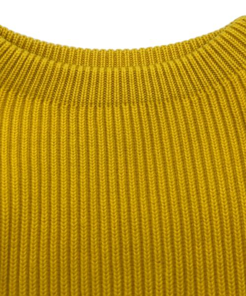 ANDERSEN-ANDERSEN（アンデルセン アンデルセン）ANDERSEN-ANDERSEN (アンデルセン アンデルセン) クルーネックニット イエロー サイズ:Sの古着・服飾アイテム