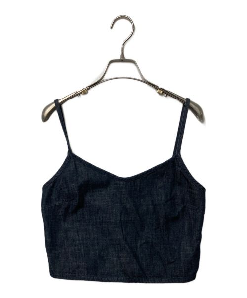 FENDI JEANS（フェンディ ジーンズ）FENDI JEANS (フェンディ ジーンズ) デニムビスチェ+スカートセットアップ インディゴ サイズ:38の古着・服飾アイテム