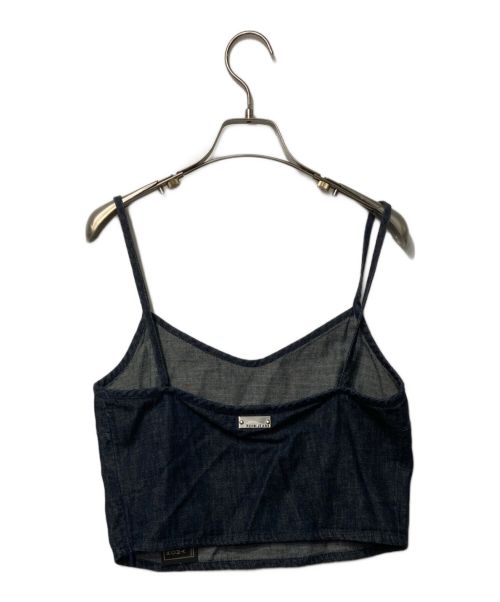 FENDI JEANS（フェンディ ジーンズ）FENDI JEANS (フェンディ ジーンズ) デニムビスチェ+スカートセットアップ インディゴ サイズ:38の古着・服飾アイテム