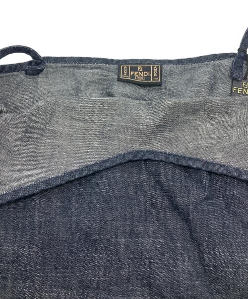 FENDI JEANS（フェンディ ジーンズ）FENDI JEANS (フェンディ ジーンズ) デニムビスチェ+スカートセットアップ インディゴ サイズ:38の古着・服飾アイテム