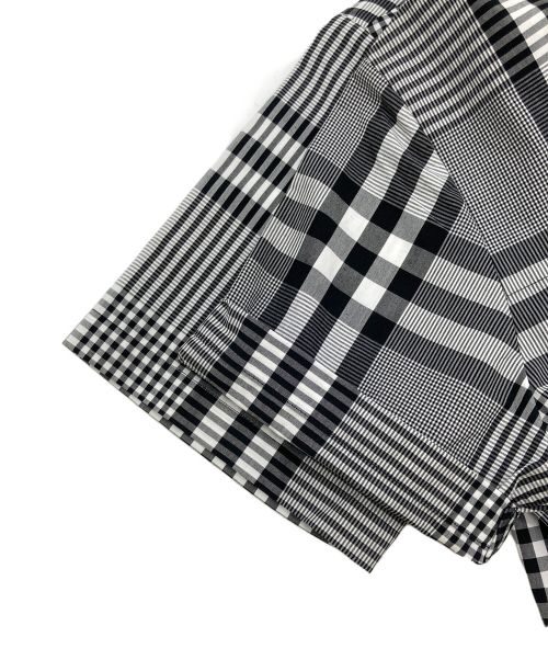 BURBERRY（バーバリー）BURBERRY (バーバリー) ノヴァチェックオープンカラーシャツ グレー サイズ:14(152～157cm)の古着・服飾アイテム