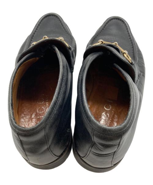 GUCCI（グッチ）GUCCI (グッチ) ホースビットチャッカーブーツ ブラック サイズ:40 1/2の古着・服飾アイテム